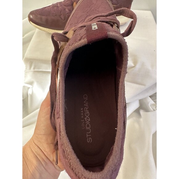 Cole Haan Shoes Women 10B 2.0 StudioGrand Purple Floral Trainer Sneaker W04208 - Picture 15 of 16